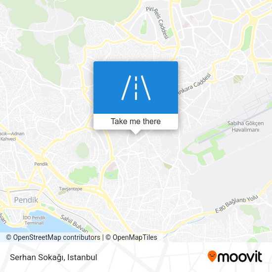 Serhan Sokağı map