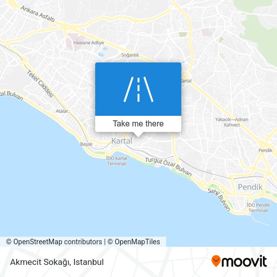 Akmecit Sokağı map
