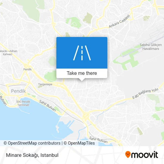 Minare Sokağı map