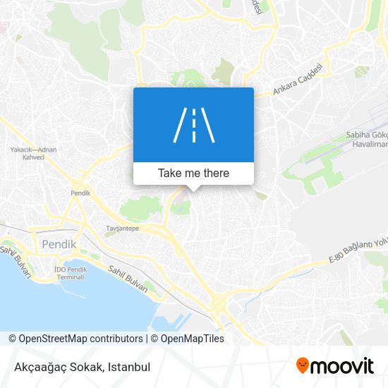 Akçaağaç Sokak map