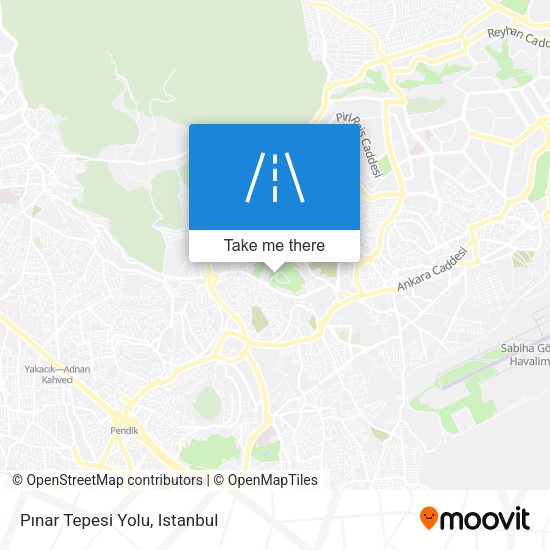 Pınar Tepesi Yolu map
