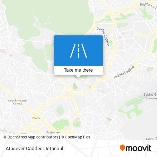 Atasever Caddesi map