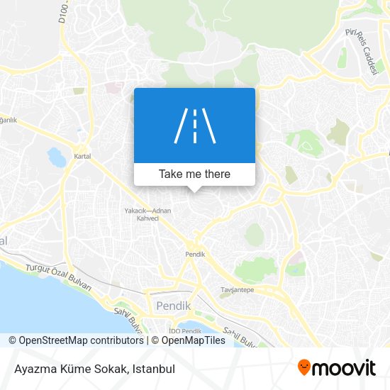 Ayazma Küme Sokak map
