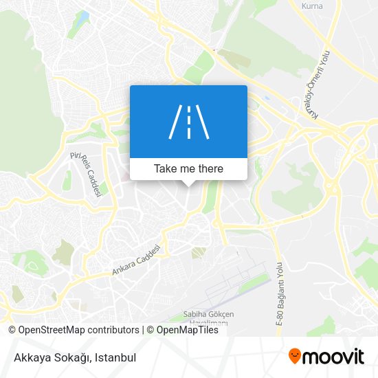 Akkaya Sokağı map