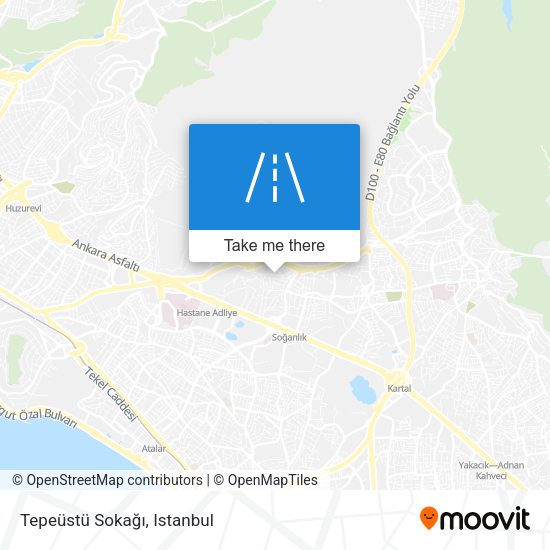 Tepeüstü Sokağı map