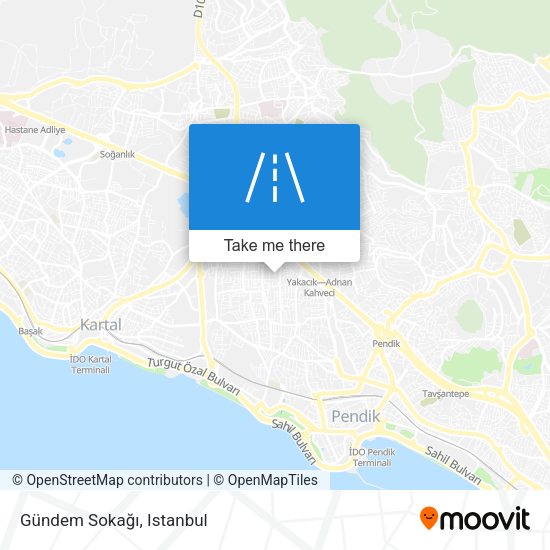 Gündem Sokağı map