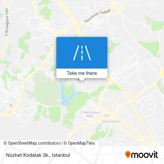 Nüzhet Kodalak Sk. map