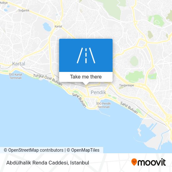 Abdülhalik Renda Caddesi map