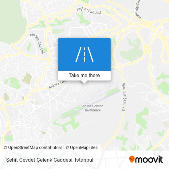 Şehit Cevdet Çelenk Caddesi map