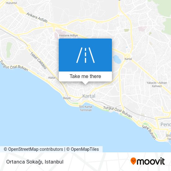 Ortanca Sokağı map