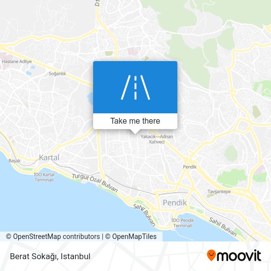 Berat Sokağı map