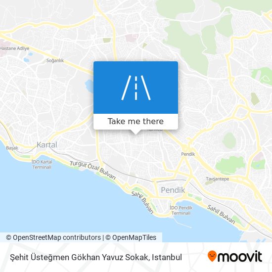 Şehit Üsteğmen Gökhan Yavuz Sokak map