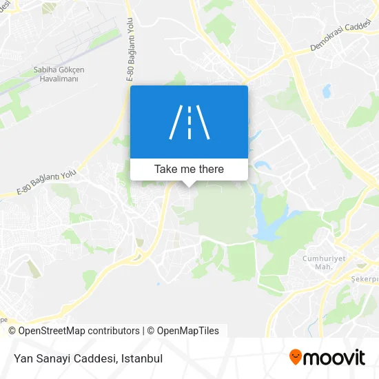 Yan Sanayi Caddesi map