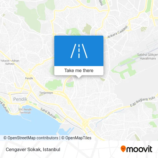Cengaver Sokak map