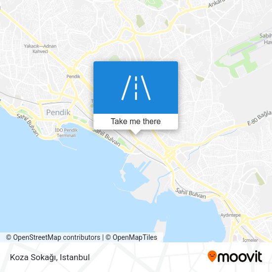 Koza Sokağı map