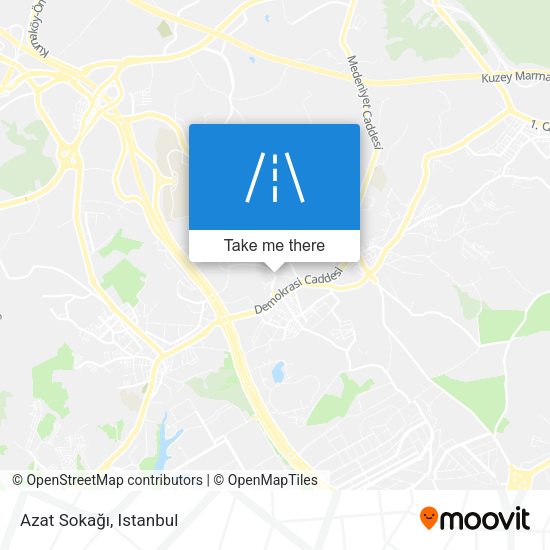 Azat Sokağı map