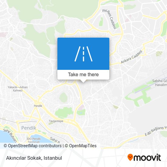 Akıncılar Sokak map