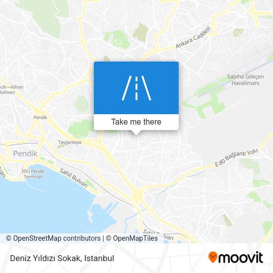 Deniz Yıldızı Sokak map