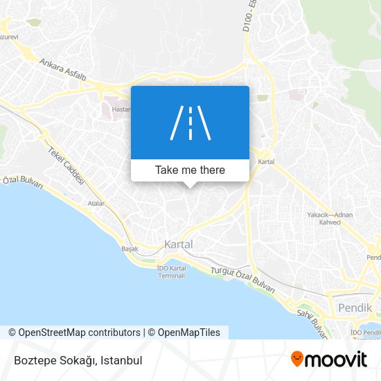 Boztepe Sokağı map
