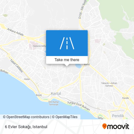 6 Evler Sokağı map