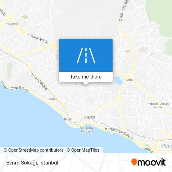 Evrim Sokağı map