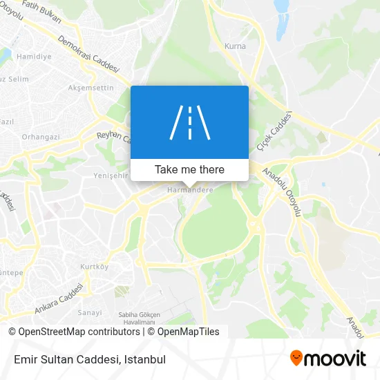 Emir Sultan Caddesi map