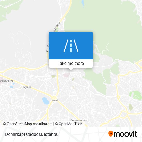 Demirkapı Caddesi map