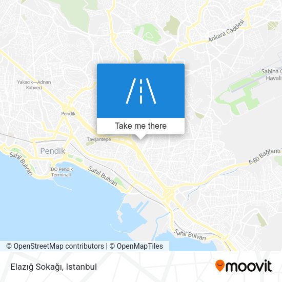 Elazığ Sokağı map
