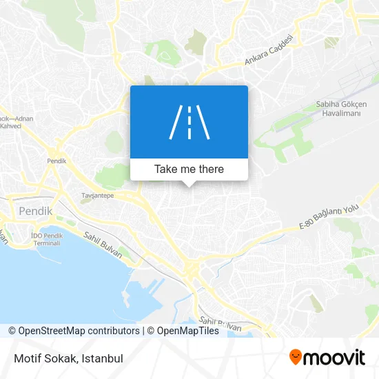Motif Sokak map