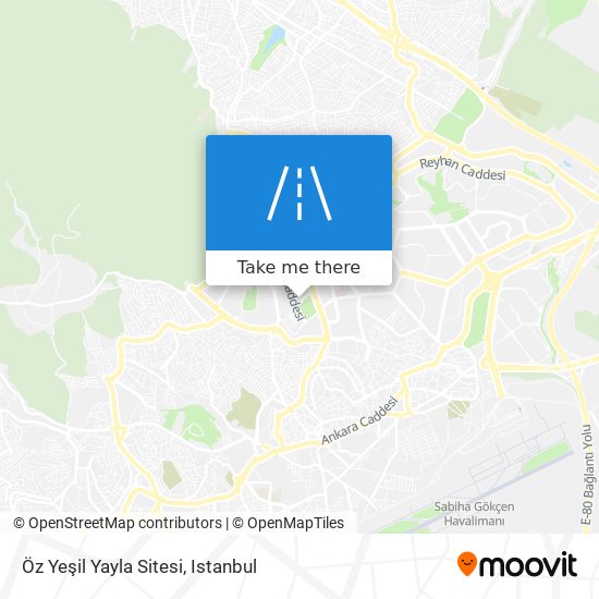 Öz Yeşil Yayla Sitesi map