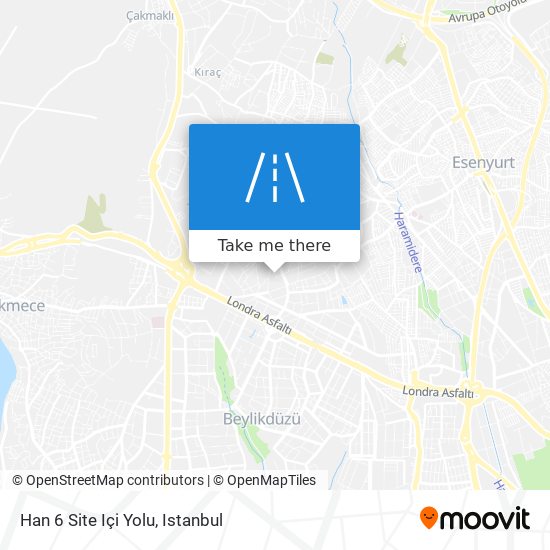 Han 6 Site Içi Yolu map