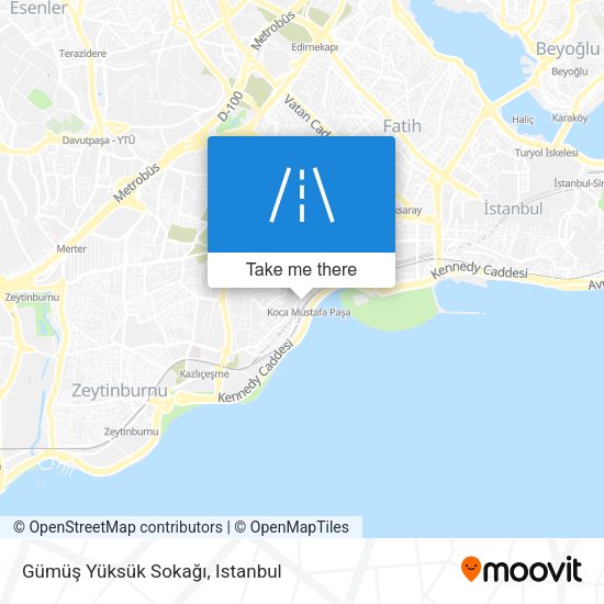 Gümüş Yüksük Sokağı map