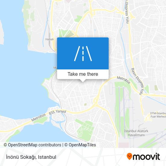 İnönü Sokağı map