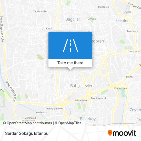 Serdar Sokağı map