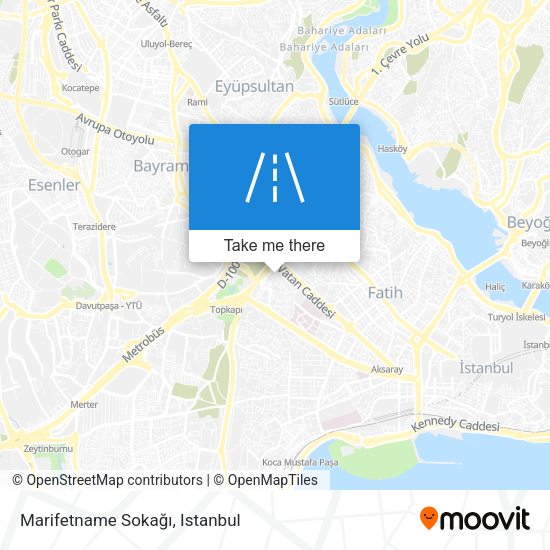 Marifetname Sokağı map