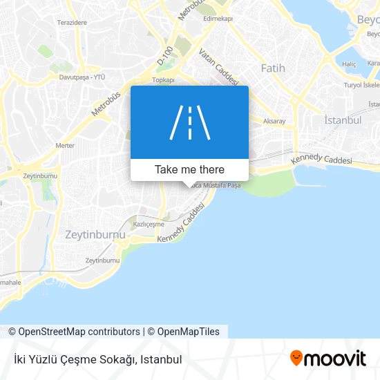 İki Yüzlü Çeşme Sokağı map