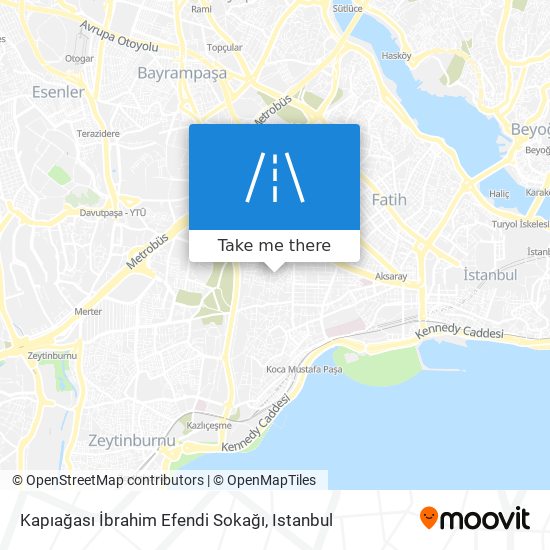 Kapıağası İbrahim Efendi Sokağı map