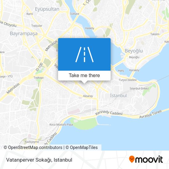 Vatanperver Sokağı map