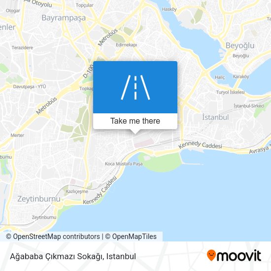 Ağababa Çıkmazı Sokağı map