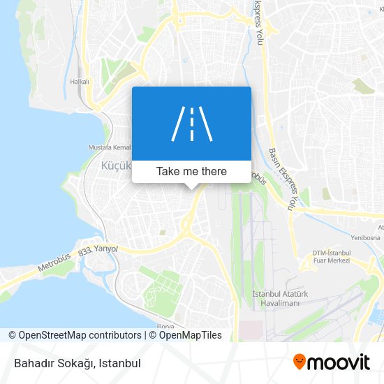 Bahadır Sokağı map