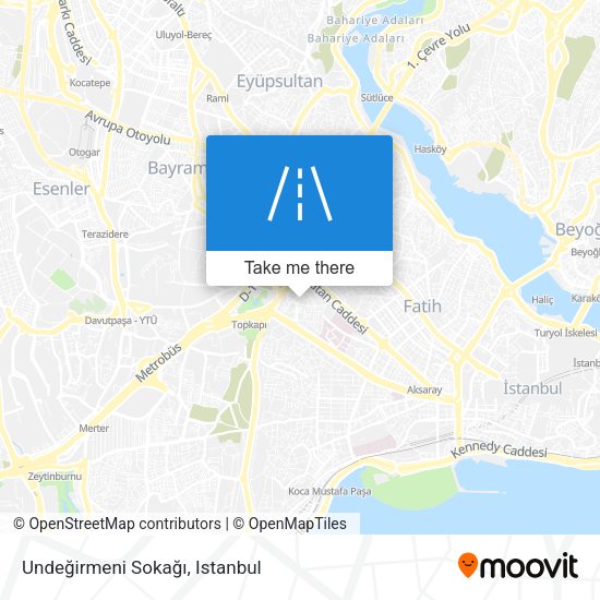 Undeğirmeni Sokağı map