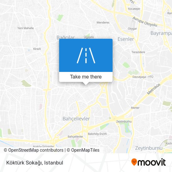 Köktürk Sokağı map