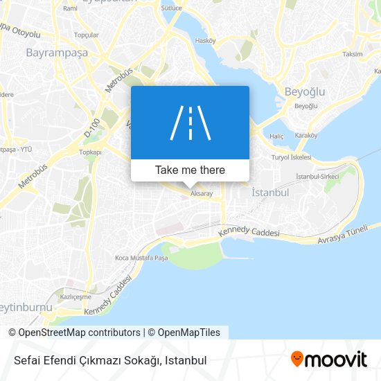 Sefai Efendi Çıkmazı Sokağı map