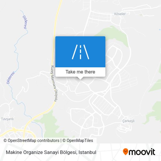 Makine Organize Sanayi Bölgesi map