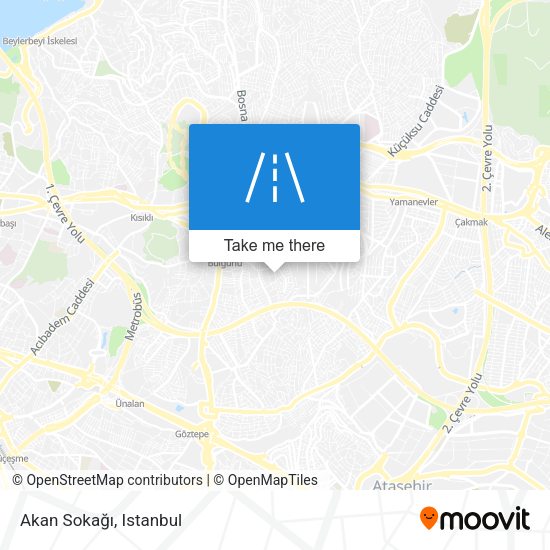 Akan Sokağı map