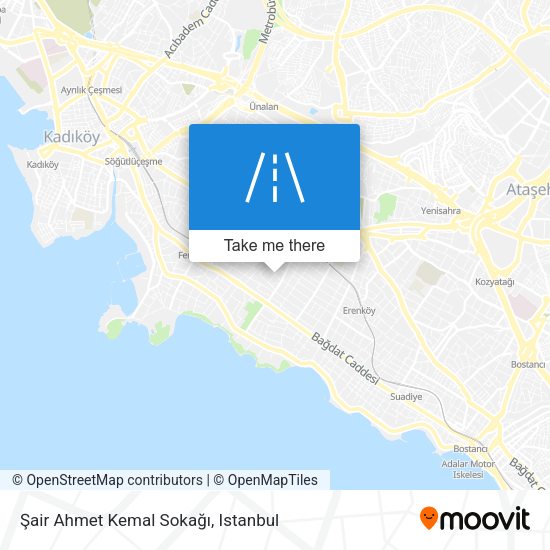 Şair Ahmet Kemal Sokağı map