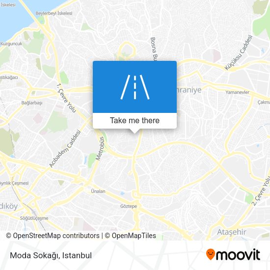 Moda Sokağı map