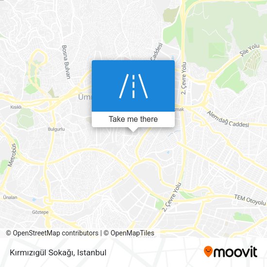 Kırmızıgül Sokağı map