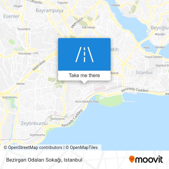 Bezirgan Odaları Sokağı map