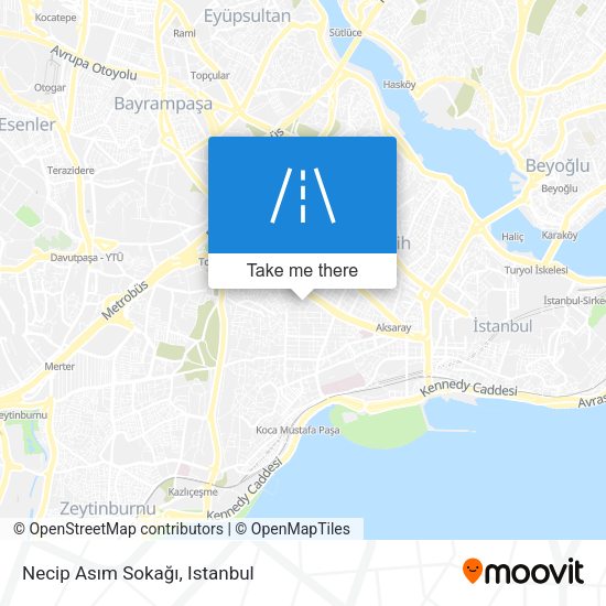 Necip Asım Sokağı map